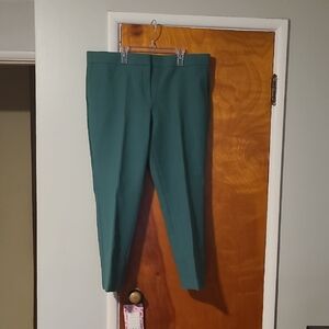 Ann Taylor Green Devin Fit Pants